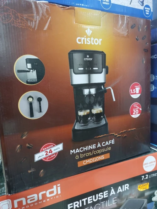 PROMOTION MACHINE À CAFÉ CRISTOR 2 EN 1