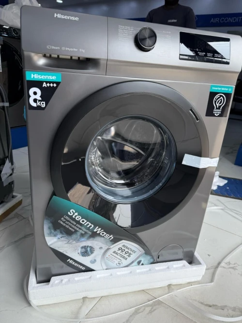 PROMO MACHINE À LAVER HISENSE 8K vapeur