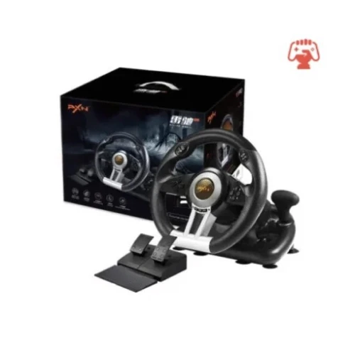 Volant De Jeux PXN V3 Pro 180 USB Avec Pédales, Vibration