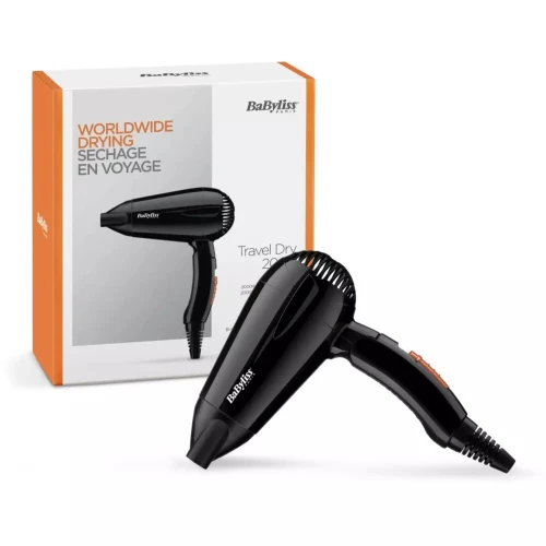 Babyliss 5344E sèche cheveux dryer 2000W black travel