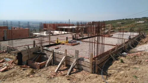Travaux de finition.           