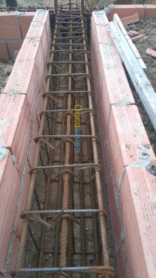 Travaux de finition.           