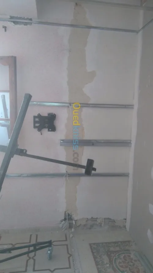 Travaux de finition.           
