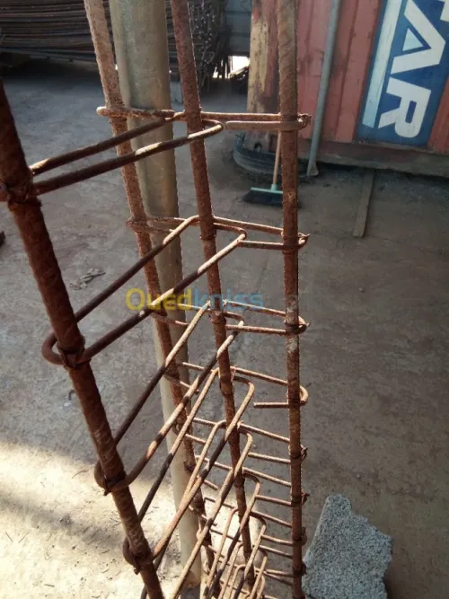 Façonnage fer à bèton 
