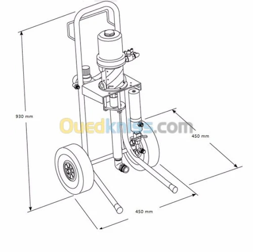pompe pneumatique airless GHIBLI30:1