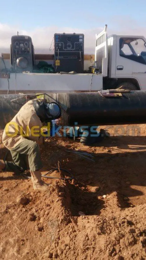 SOUDURE PIPELINE GAZ  ET TUYAUX ACCIER