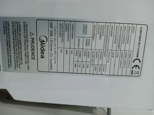 Vends 2 climatiseurs midea 24000 et 18000