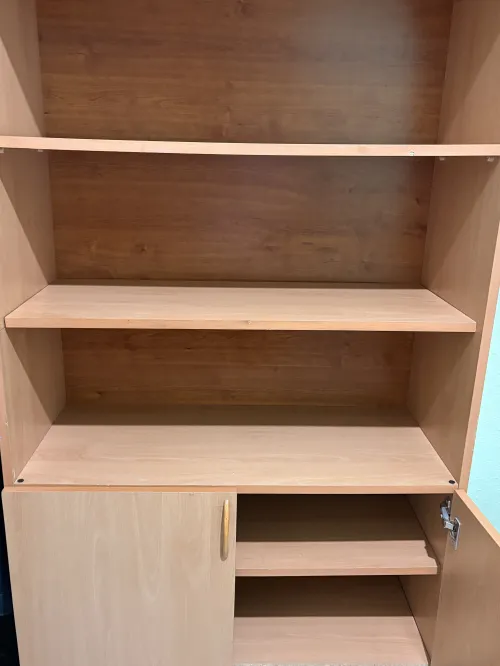 Bibliothèque de bureau en bois