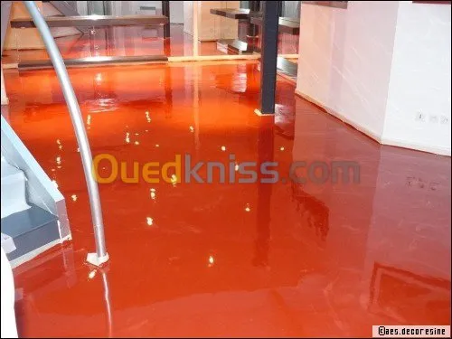 formation epoxy 3D et metalic floor 