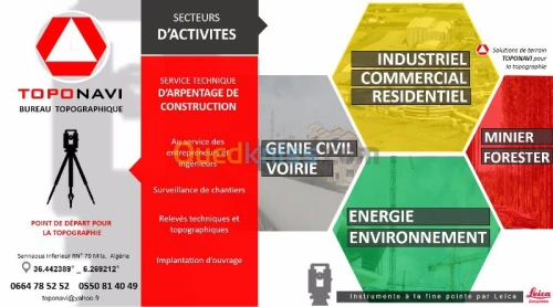 Bureau d'etude topographique