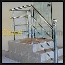 les rampes desescaliers inox
