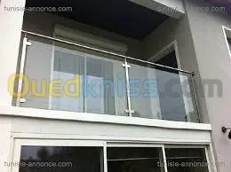 les rampes d'escaliers en inox 