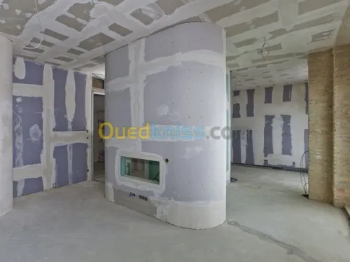  faux plafond et mur placoplâtre BA13 