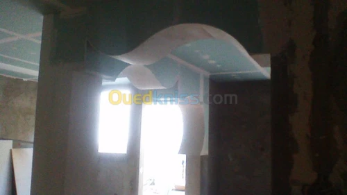  faux plafond et mur placoplâtre BA13 