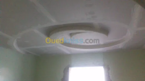  faux plafond et mur placoplâtre BA13 