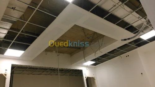  faux plafond et mur placoplâtre BA13 