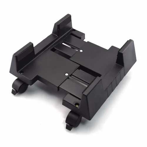 Support unité centrale PC Amovible Réglable avec 4 roues
