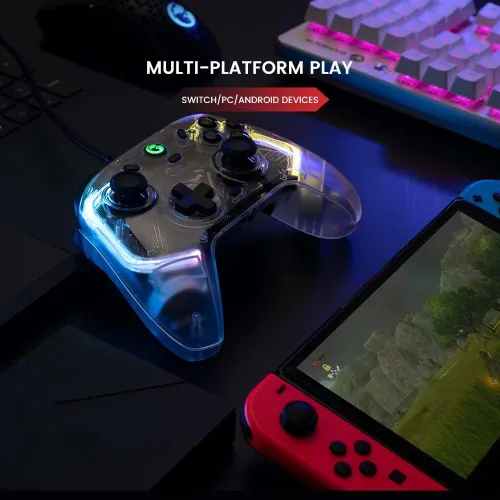 Manette GameSir T4 KALEID filaire Multi-plateforme pour PC ANDROID SWITCH TV BOX