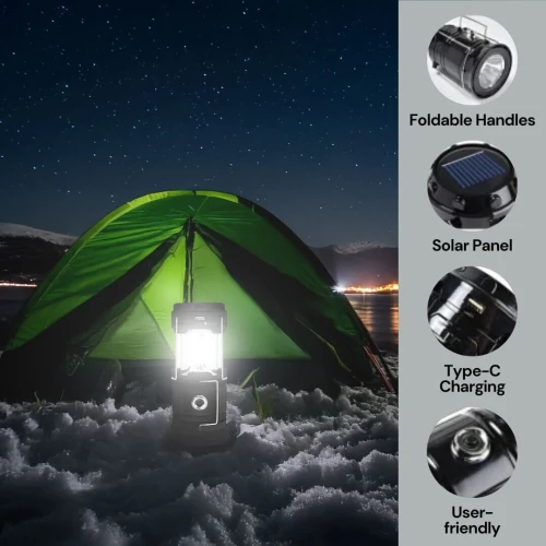 Lampe Lanterne Rechargeable 200lm Torche UNIROSS ULSA05 POWER BANK Etanche IPX4