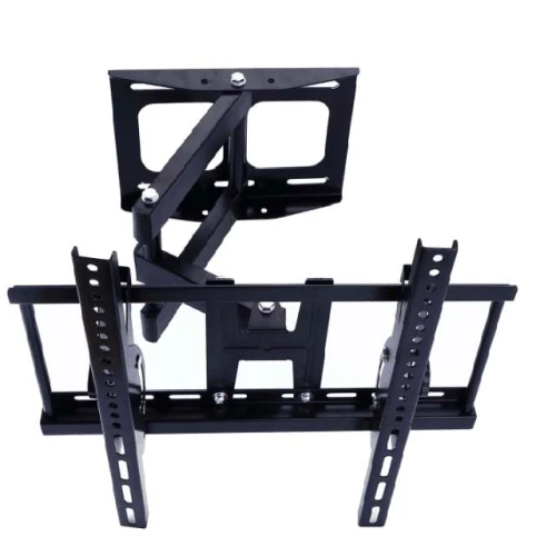 Support TV mural universel avec bras télescopique rotatif de 26" à 55" charge 50kg D40