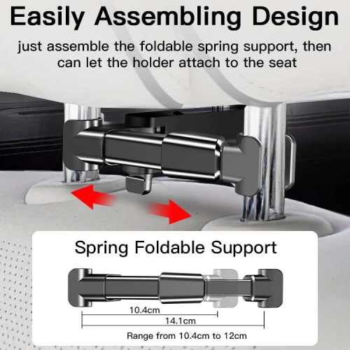 YESIDO C117 Support Voiture Siège Arrière pour Tablette et Smartphone sur Appui-tête