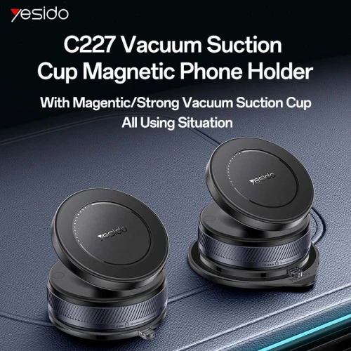 YESIDO C227 Support de voiture magnétique à ventouse