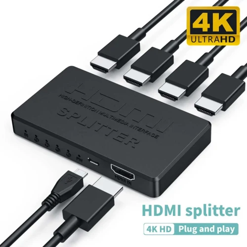 Splitter Amplificateur Séparateur HDMI 3D 4K 2 / 4 Ports Sorties