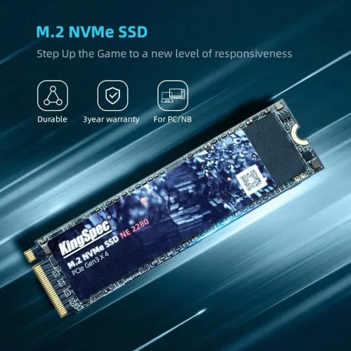 Disque dur interne SSD M.2 KingSpec 2280 512GB 1TO nvme PCI-E