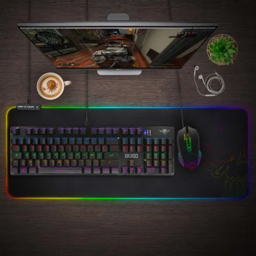 Clavier Mécanique Gaming Spirit Of Gamer XPERT-K300 Rétro Eclairage RGB Switch Victory Blue