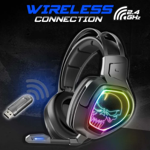 Casque Gaming sans-fil 2.4Ghz Spirit of gamer XPERT H1300 rechargeable 1200mAh PS5, PS4, Switch & PC