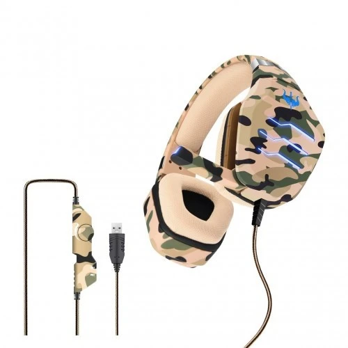 Casque Gaming USB 7.1 Ovleng Q9 E-sports avec Microphone pour PC, Laptop, PS4