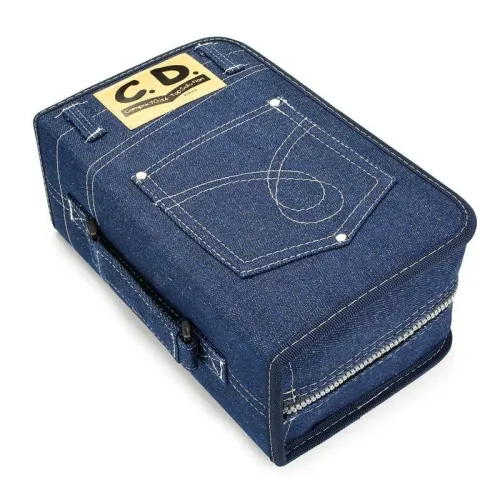 Pochette etui pour CD DVD de haute qualité en jean Virtex - Capacités 32pcs 64pcs 120pcs