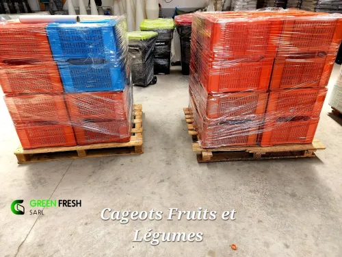 Cageots fruits & legumes - Cageot - caisse en plastique 