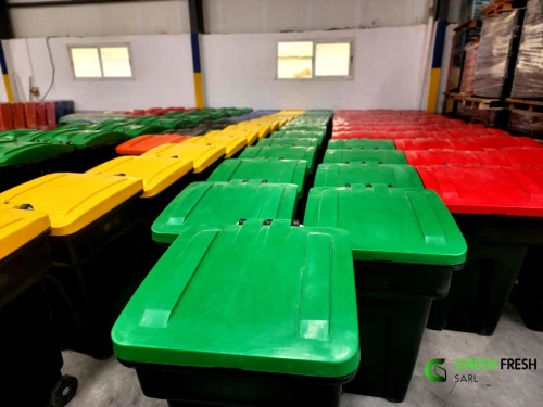 poubelle en plastique dur 1er choix - DIRCTE USINE
