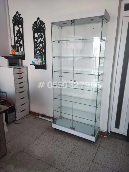 Armoire d'exposition en verre 85cm 