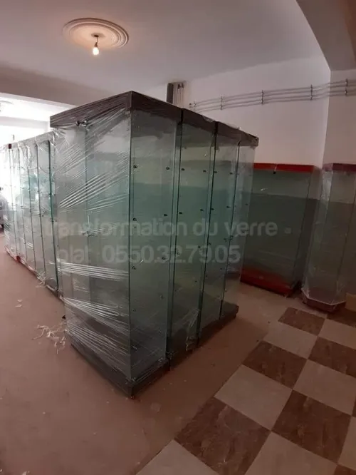 Armoire d'exposition en verre 85cm 