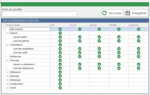 Gestion de cabinet médicale pédiatrie