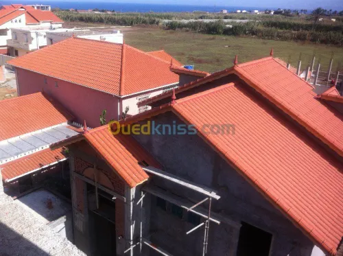 Construire une toiture de charpente 