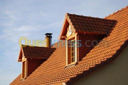 Charpente en bois Toiture et Tuile 