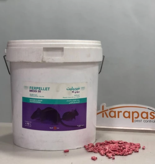 Raticide en pellet, granulés