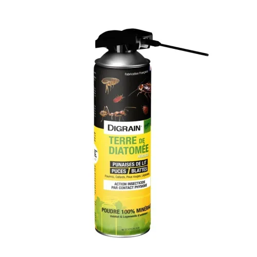 Insecticides aérosols Terre de Diatomée