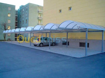 réalisation abri voiture 