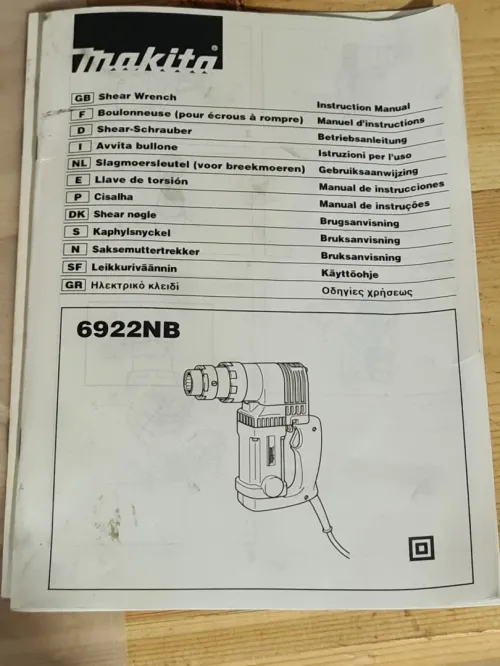 Boulonneuse système HRC 804Nm douilles M16/20/22 - MAKITA 6922NB (Japan)
