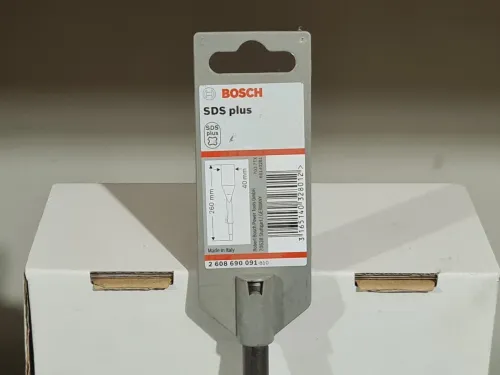 Burin SDS-plus spatule coudé 40mm BOSCH (Italy)