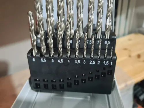 Forets à métaux HSS-G jeu de 19 pcs de 1,0-10,0mm - BOSCH Professionnel (DIN338)