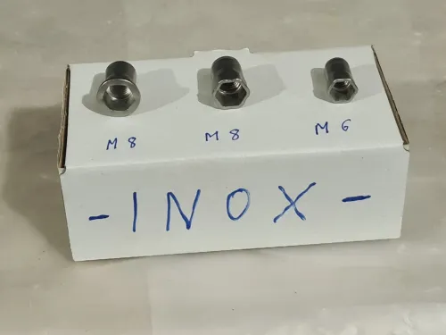 Écrou à sertir / rivets insert filetés en acier/ aluminium/ inox M3,4,5,6,8,10