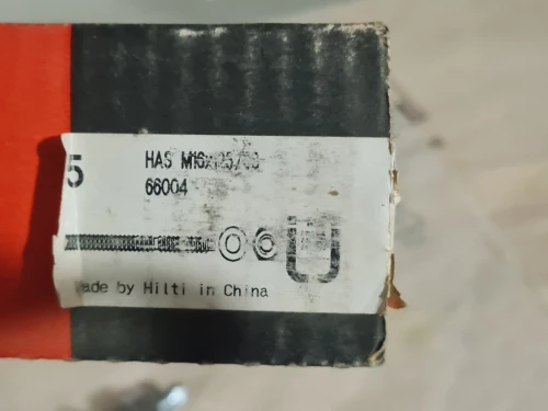 Tige d'ancrage filetée - HILTI HAS M16x125/38 M12x110