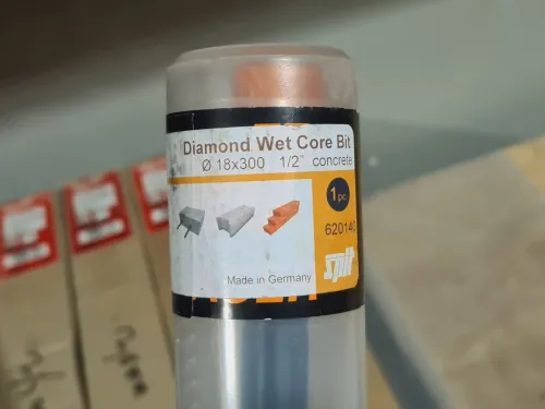 couronne diamant pour carotteuse filetage 1/2" G/20mm int 18/20/25/30/35/45 x 300mm - SPIT/MILWAUKEE (Belgium)