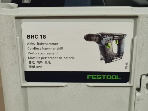 Perforateur sans fil compact 18V/1x 5.0Ah - FESTOOL BHC 18 (BL-Czech)