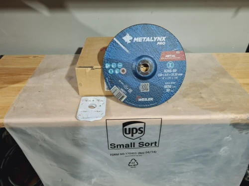 Disque a meuler original métal 230 x 6.5 x 22.23mm WEILER METALYNX PRO (2026-Slovenia)